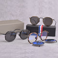 TB710 round sunglasses with clip