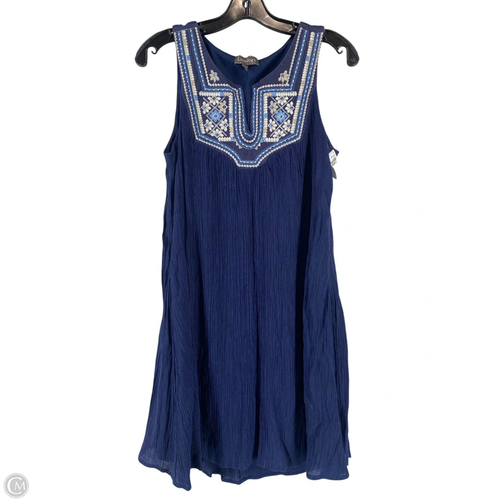Dress Casual Short By Luxology In Navy, Size: 6