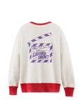 SAINT MXXXXXX print crew-neck sweater