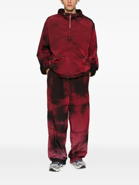 Aries tie-dye hooded jacket