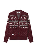 CHOCOOLATE fair isle-knit cardigan