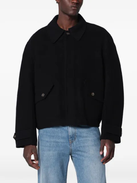 Séfr button-up wool jacket