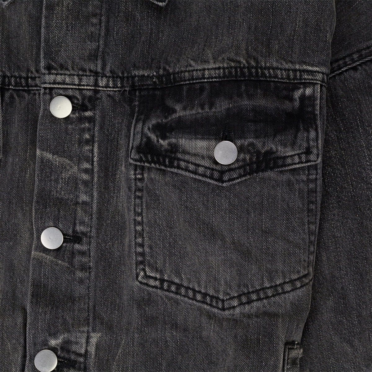 Black Vintage Trucker Jacket