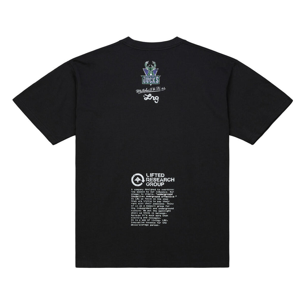 M&N NBA Milwaukee Bucks X LRG Wild Art Tee