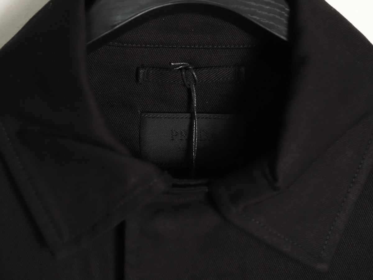 Prada Four-Pocket Workwear Jacket - Black